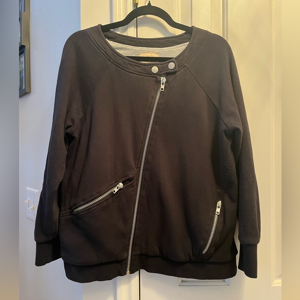 Chaser Cotton Moto Jacket - size Medium